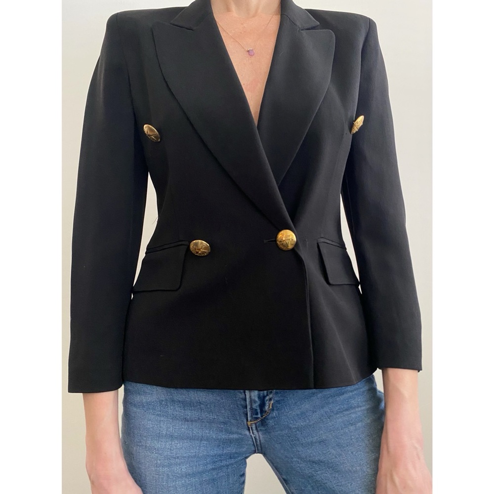 Vintage Moschino Military Blazer S/M - Picture 9 of 16